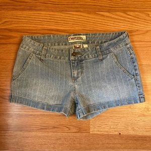 YMI Stonewashed Denim Shorts
